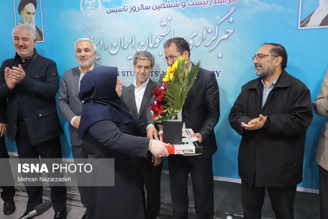 تقی کرمی در آیین گرامیداشت تاسیس ایسنا